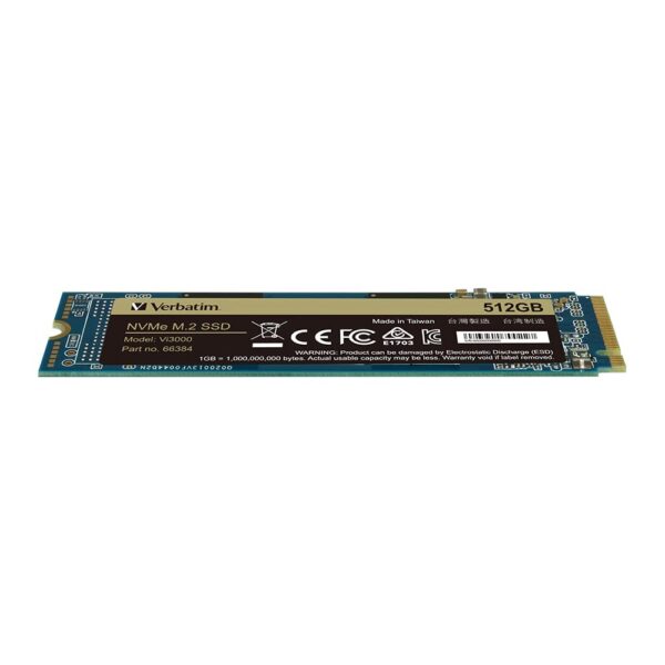 Verbatim VI3000 SSD 512GB PCIE NVME M.2(Mid Range) - Image 3