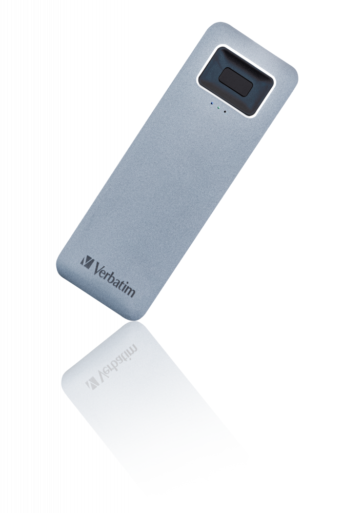 Verbatim EXEC Fingerprint Secure USB-C SSD 512GB - Image 2
