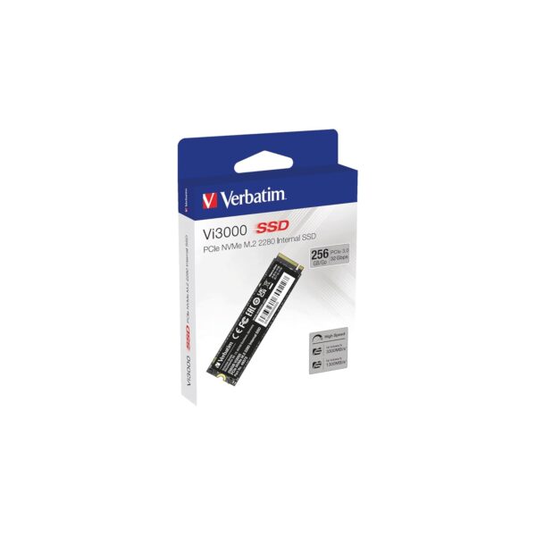 Verbatim VI3000 SSD 256GB PCIE NVME M.2(Mid Range) - Image 3