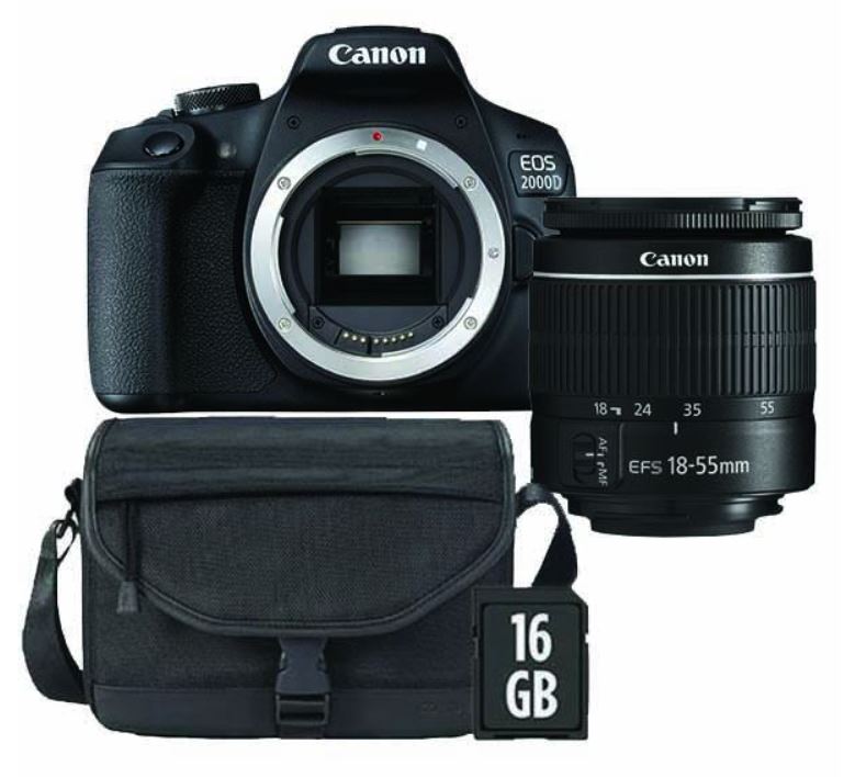 Easily tell superb stories with detailed photos and cinematic Full HD movies full of colour, even in difficult light, using the 24.1 Megapixel EOS 2000D