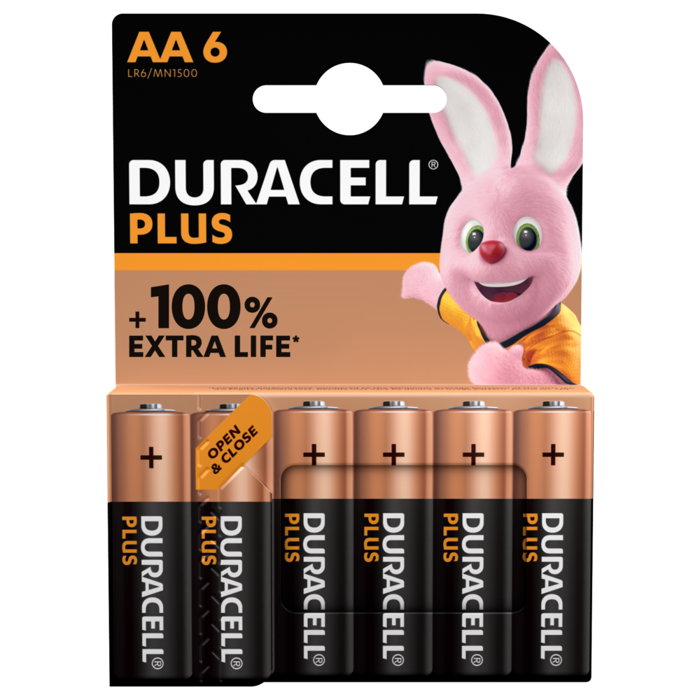 Duracell Mainline Plus AA 6S (10 Pack)