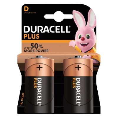 Duracell Mainline Plus D 2S (10 Pack)