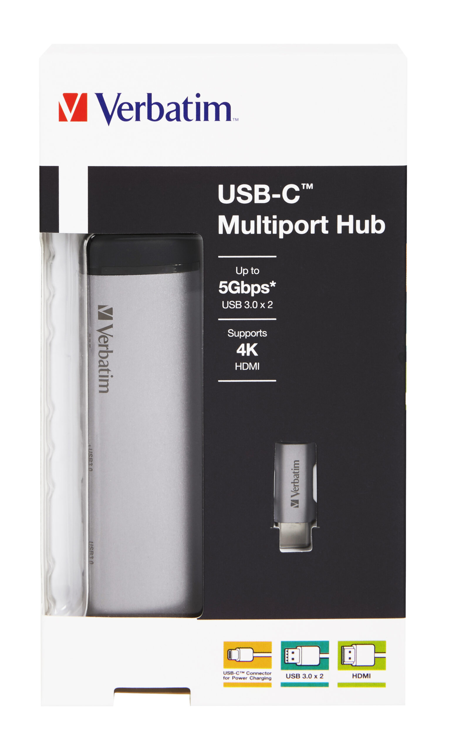 Verbatim USB-C Multiport Hub USB 3.1 GEN1 / U3.0 / HDMI