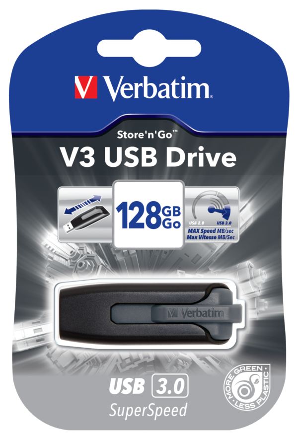 Verbatim Store and Go 128GB Grey Flash Drive