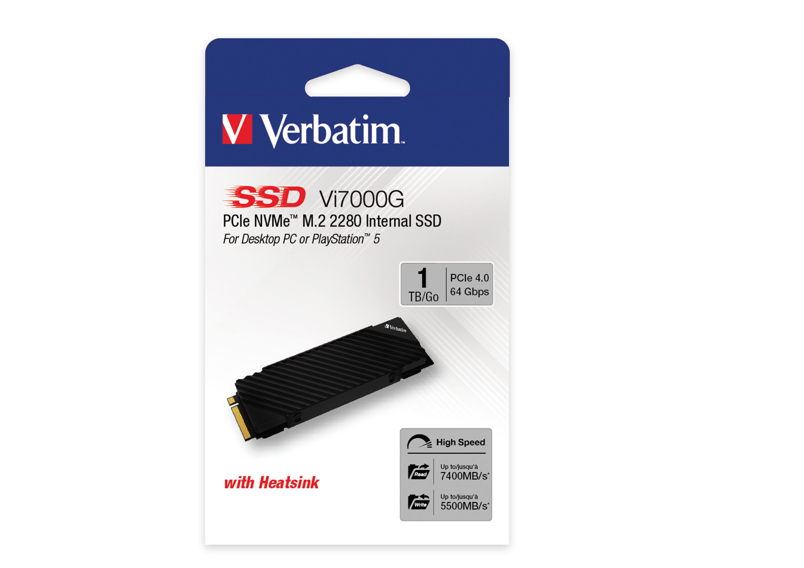 Verbatim VI7000 PCIE NVME M.2  1TB SSD