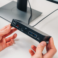 Simplify your workspace and connect multiple devices with our USB-C Pro Docking Station.