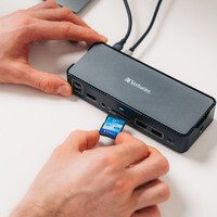 Simplify your workspace and connect multiple devices with our USB-C Pro Docking Station.